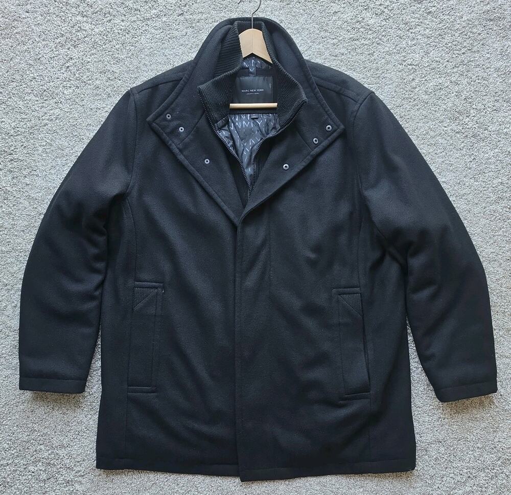 Marc New York Men's Dorsey Wool Jacket - Men's Size XL - Quilted Liner